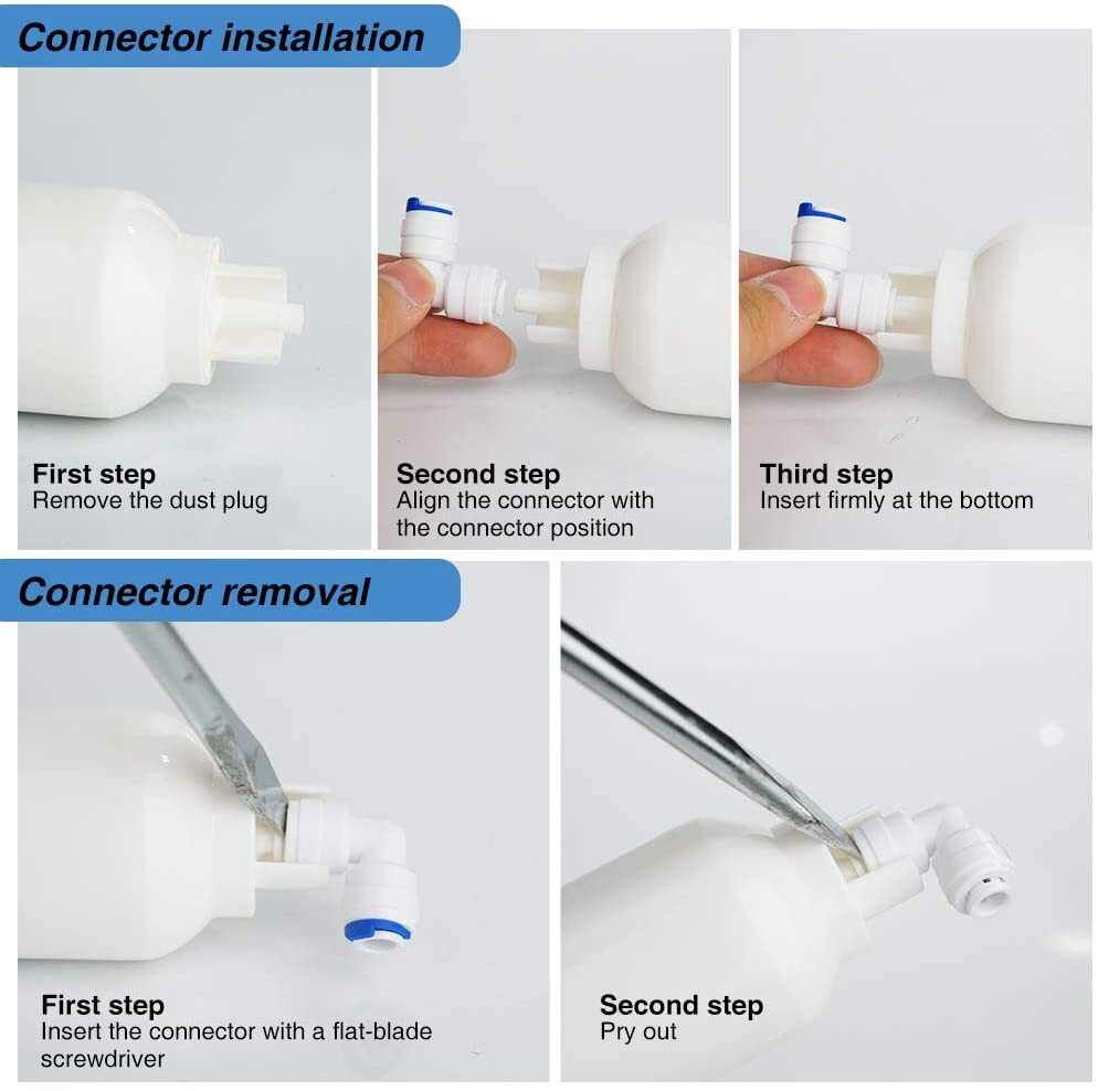 1-4 Pack Alkaline Water Filter Replacement for 6 Stage Reverse Osmosis RO System