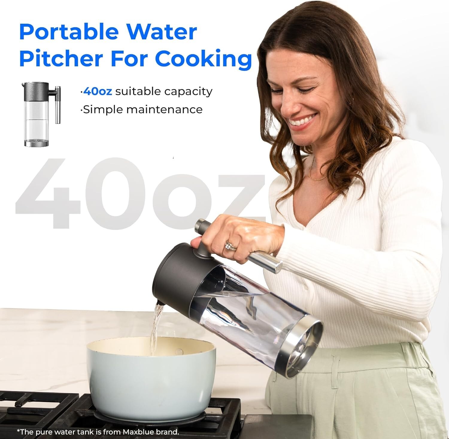 Waterdrop WD-A2 Countertop Reverse Osmosis System Hot and Cold RO System 5-Stage
