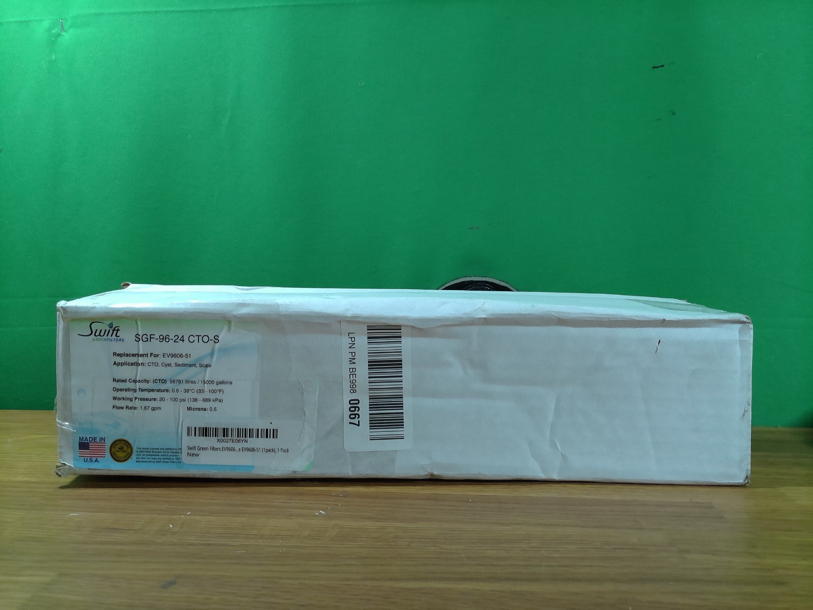 Swift Green Filters SGF-96-24 CTO-S Compatible Commercial Water Filter