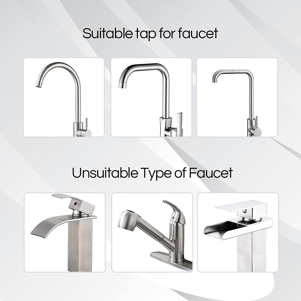 AUCMA AFaucet 1 AFF-S1 304 Stainless Steel Water Faucet 1 Filter Included