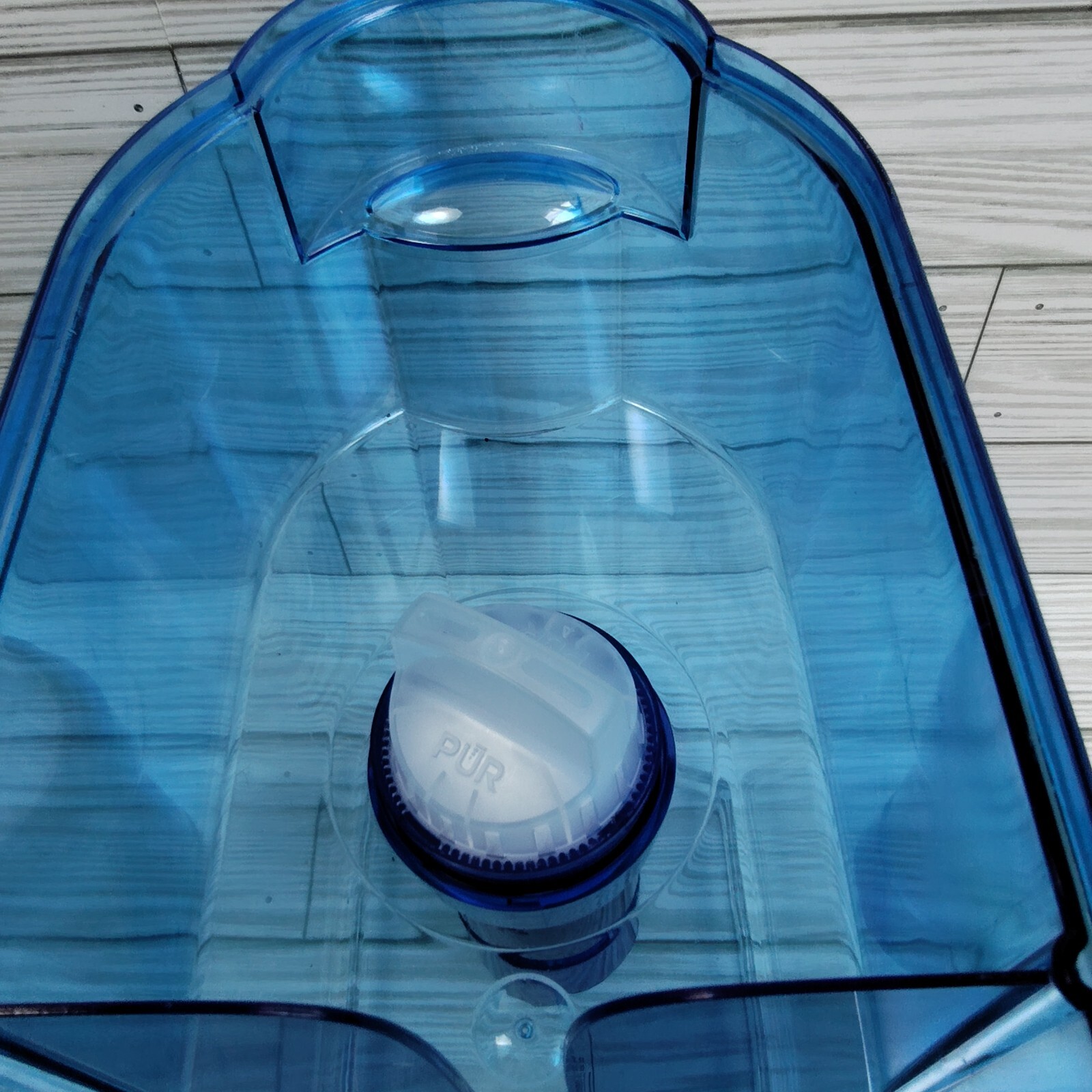 Classic Pur Blue/White Plastic 30 Cup Water Dispenser Filtration System