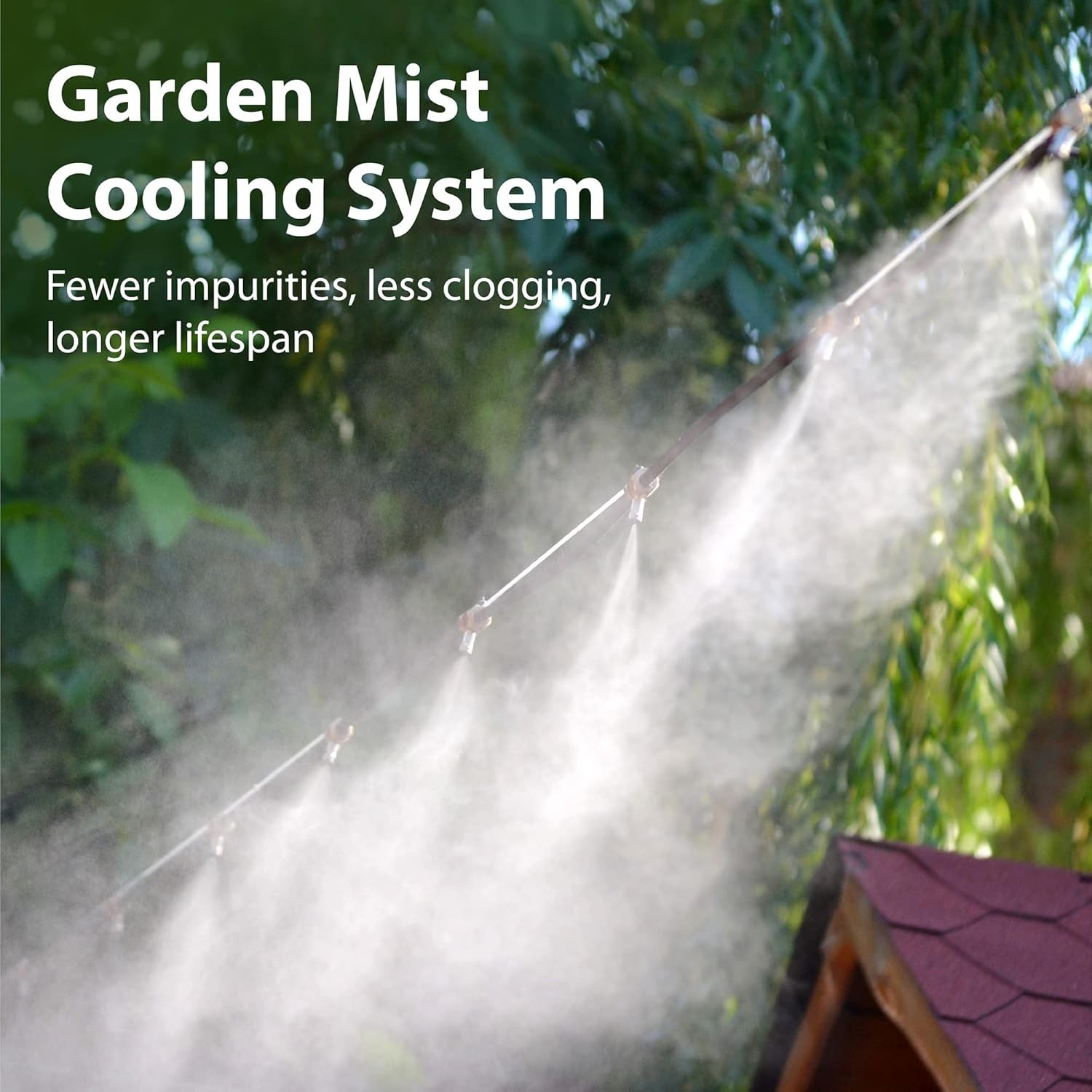 (2)Replacement for Mist Cooling System Garden Hose Water Filter by AQUA CREST
