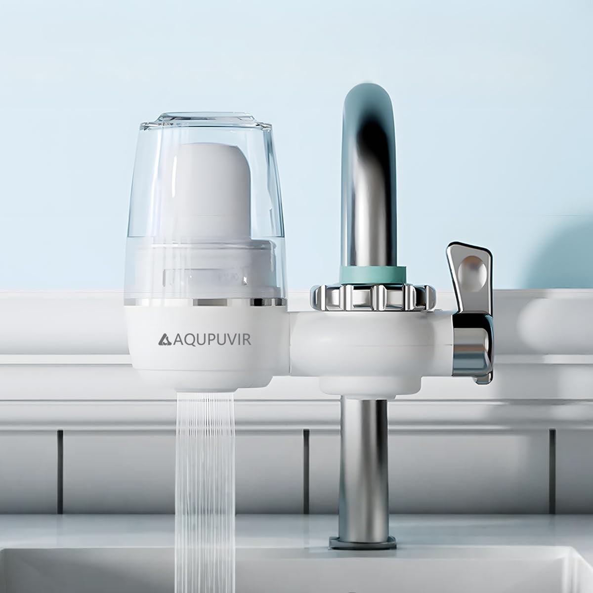 Aqupuvir Sink Water Filter System for Kitchen Faucet | Reduces Lead, Chlorine…