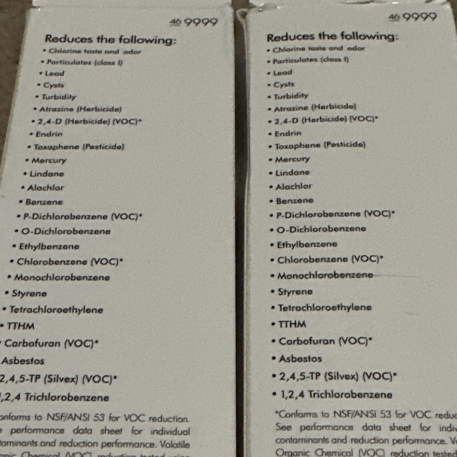 Lot of 2 Kenmore 46-9999 Refrigerator Replacement Filters T24