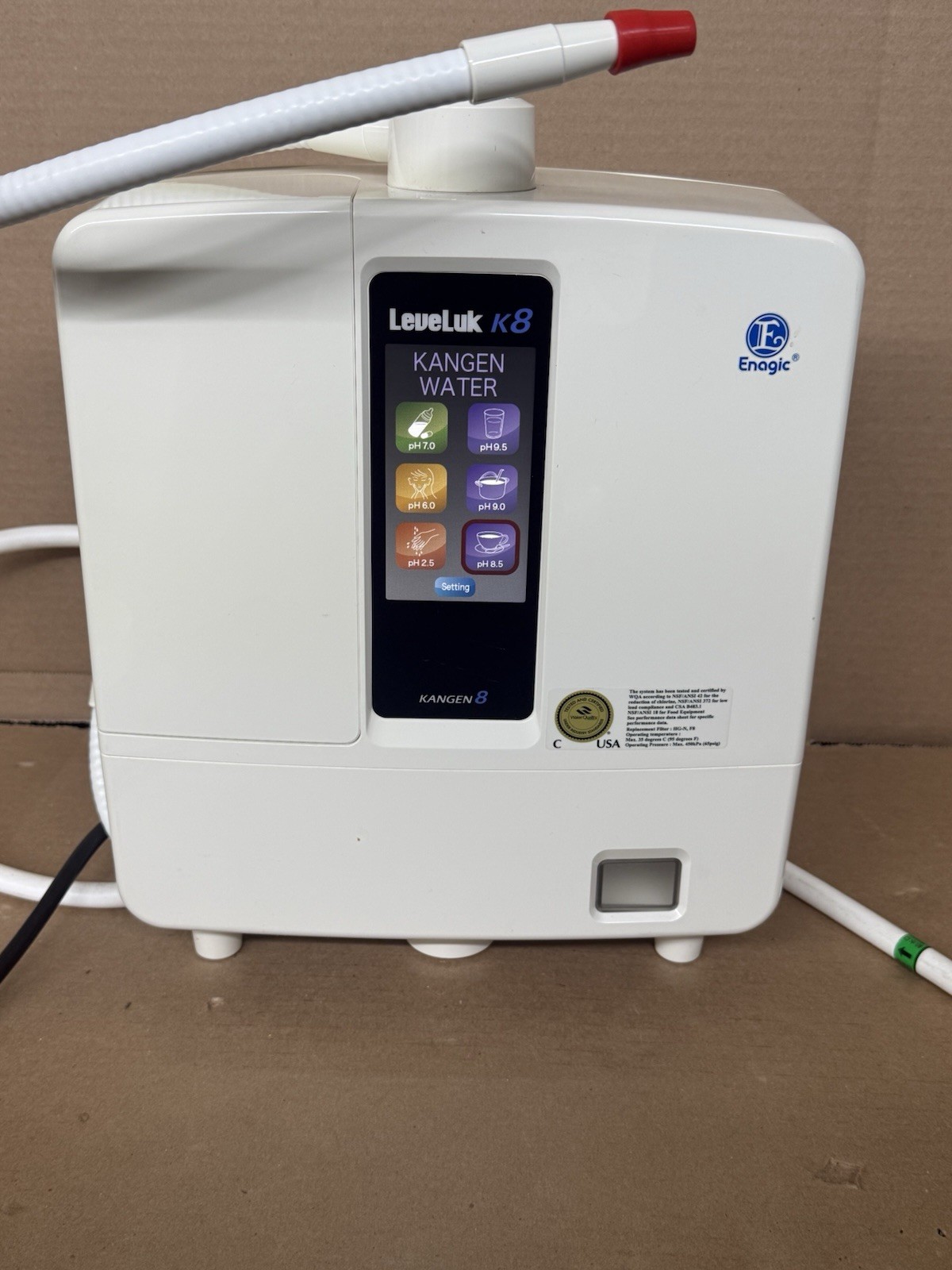 Excellent !!! Kangen K8 Water Ionizer