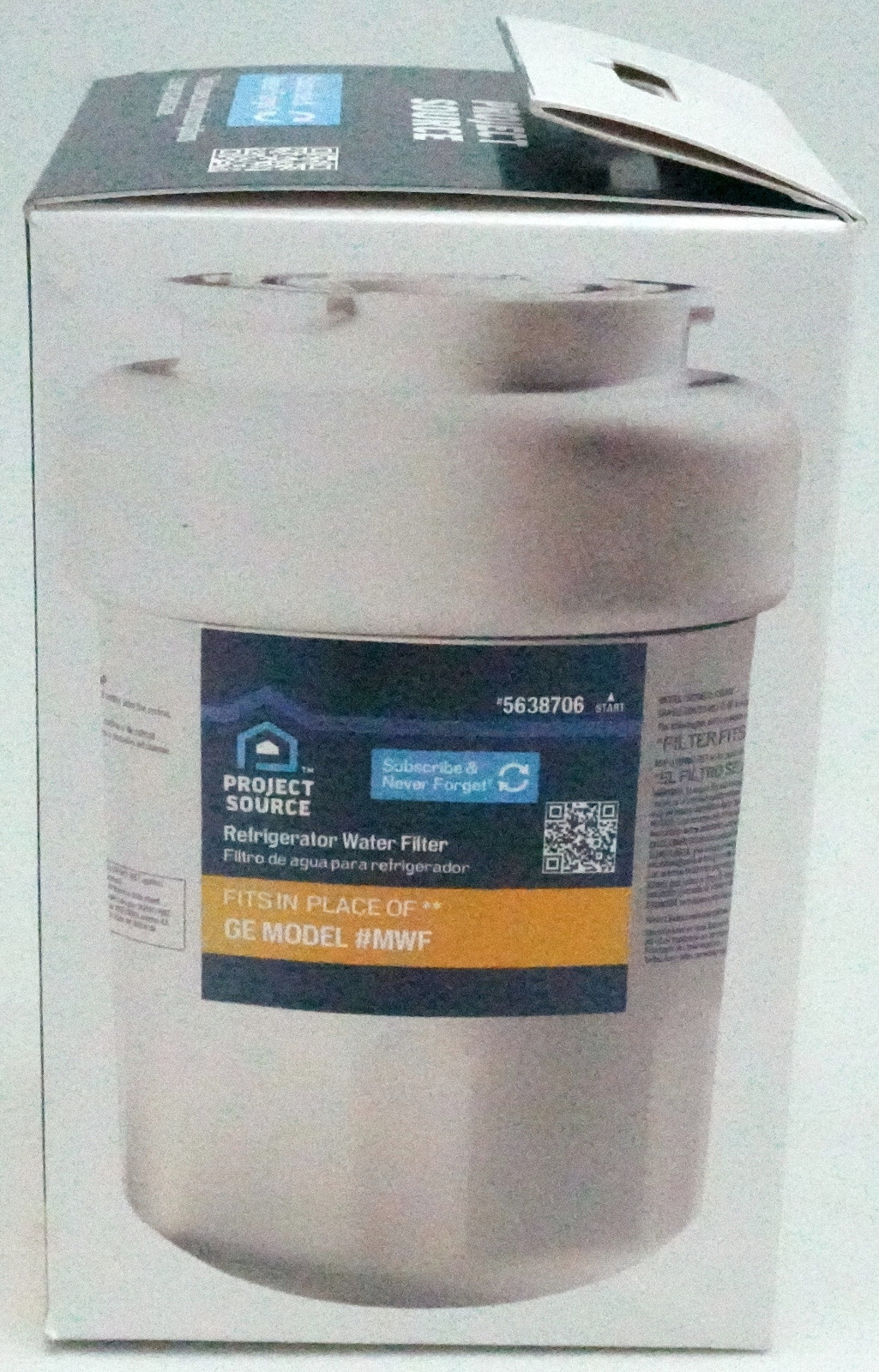 1, 2, or 4 Project Source 5638706 for GE Model MWF Fridge Water Filters
