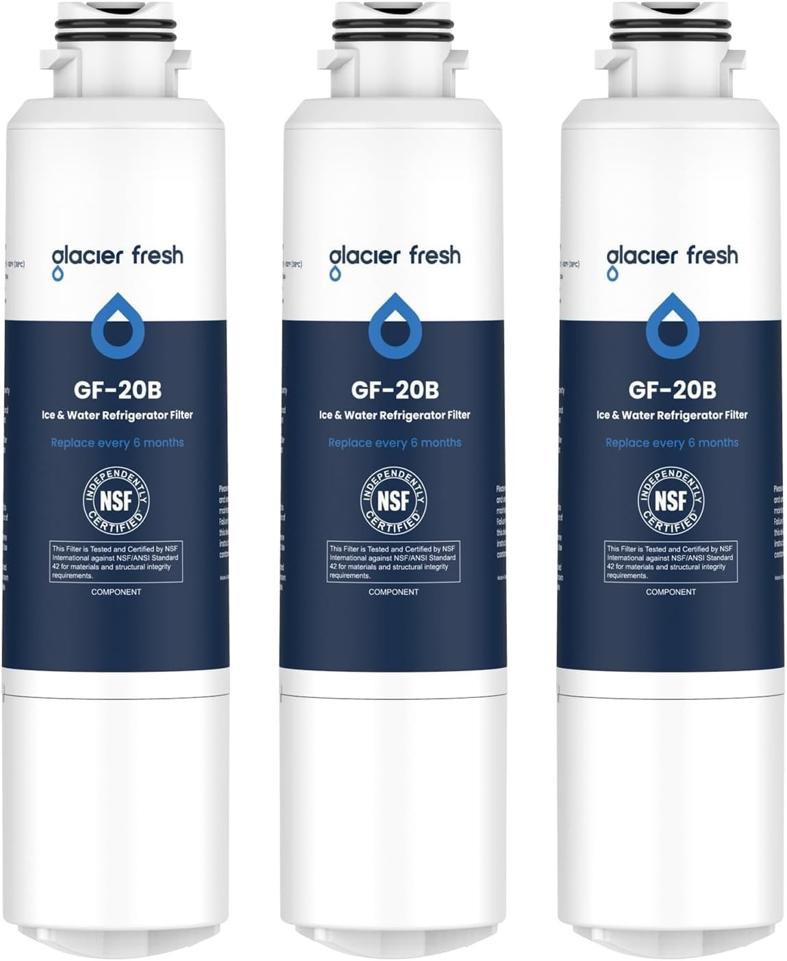 Samsung DA29-00020B Refrigerator Water Filter 3 Pack HAF-CIN Compatible