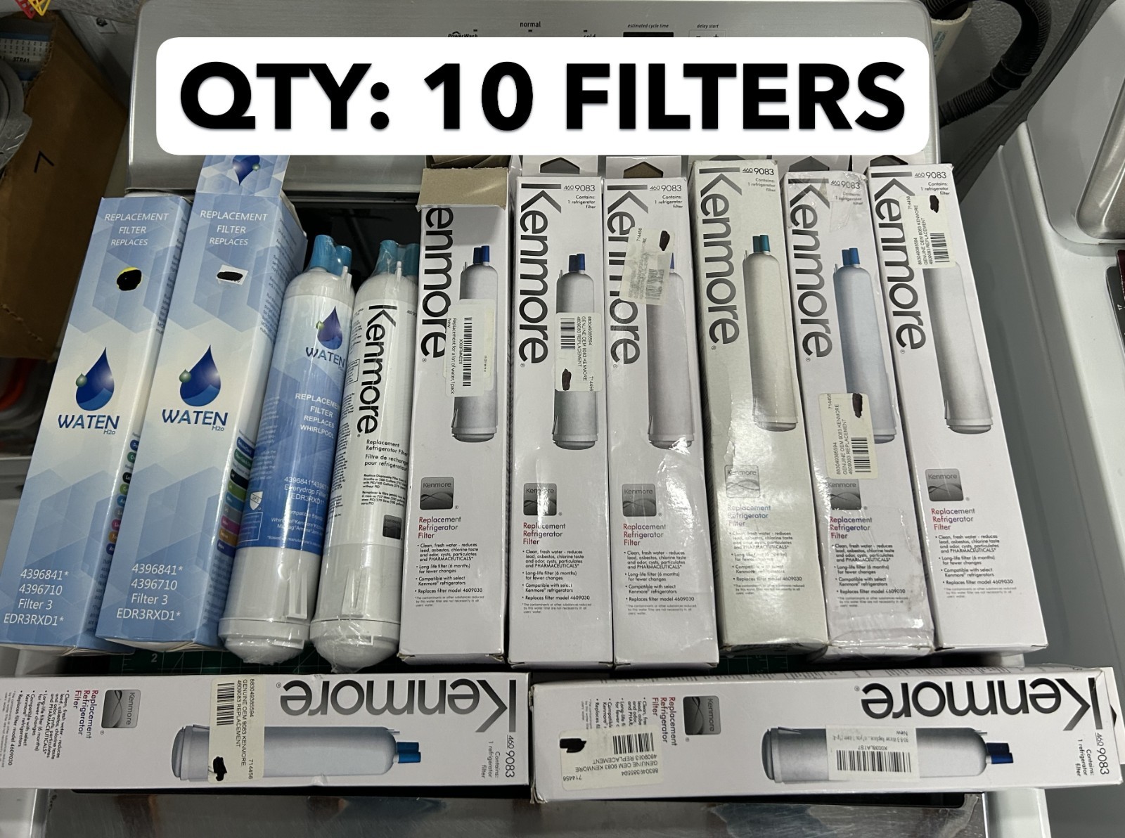 10-pack lot GENUINE OEM Kenmore 46-9083 Replacement Refrigerator Water Filter