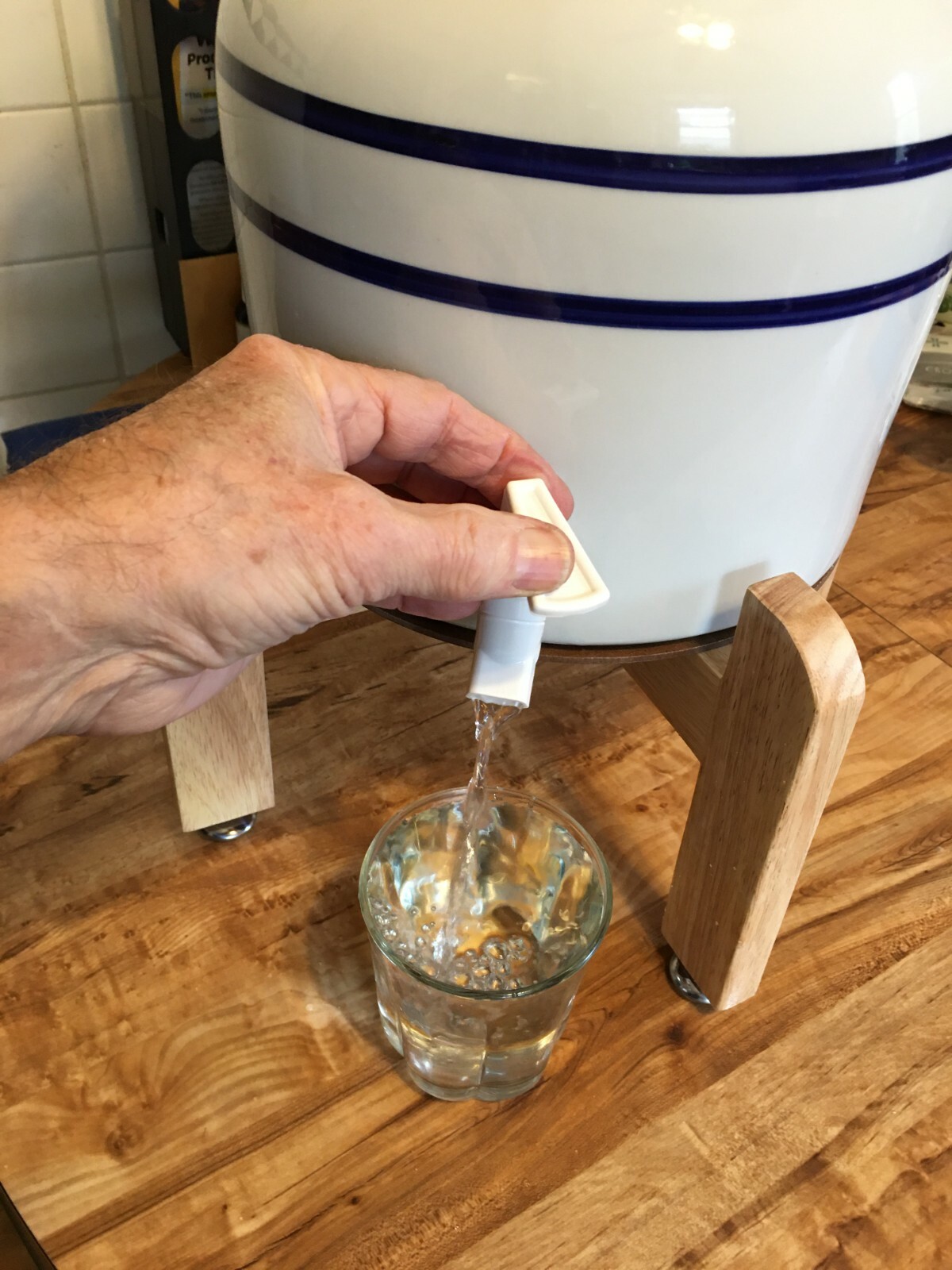 anti-fluoride ceramic + silver filter and Primo water crock