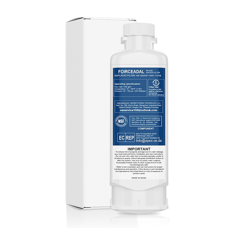 8-1PC For Samsung DA97-17376B HAF-QIN EXP Refrigerator Water Filter White US