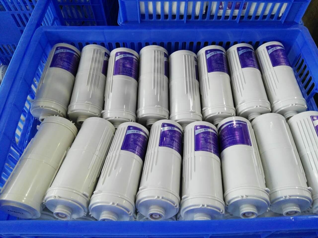 GAC+ACF Bawell 2195 alkaline water ionizer inside filters