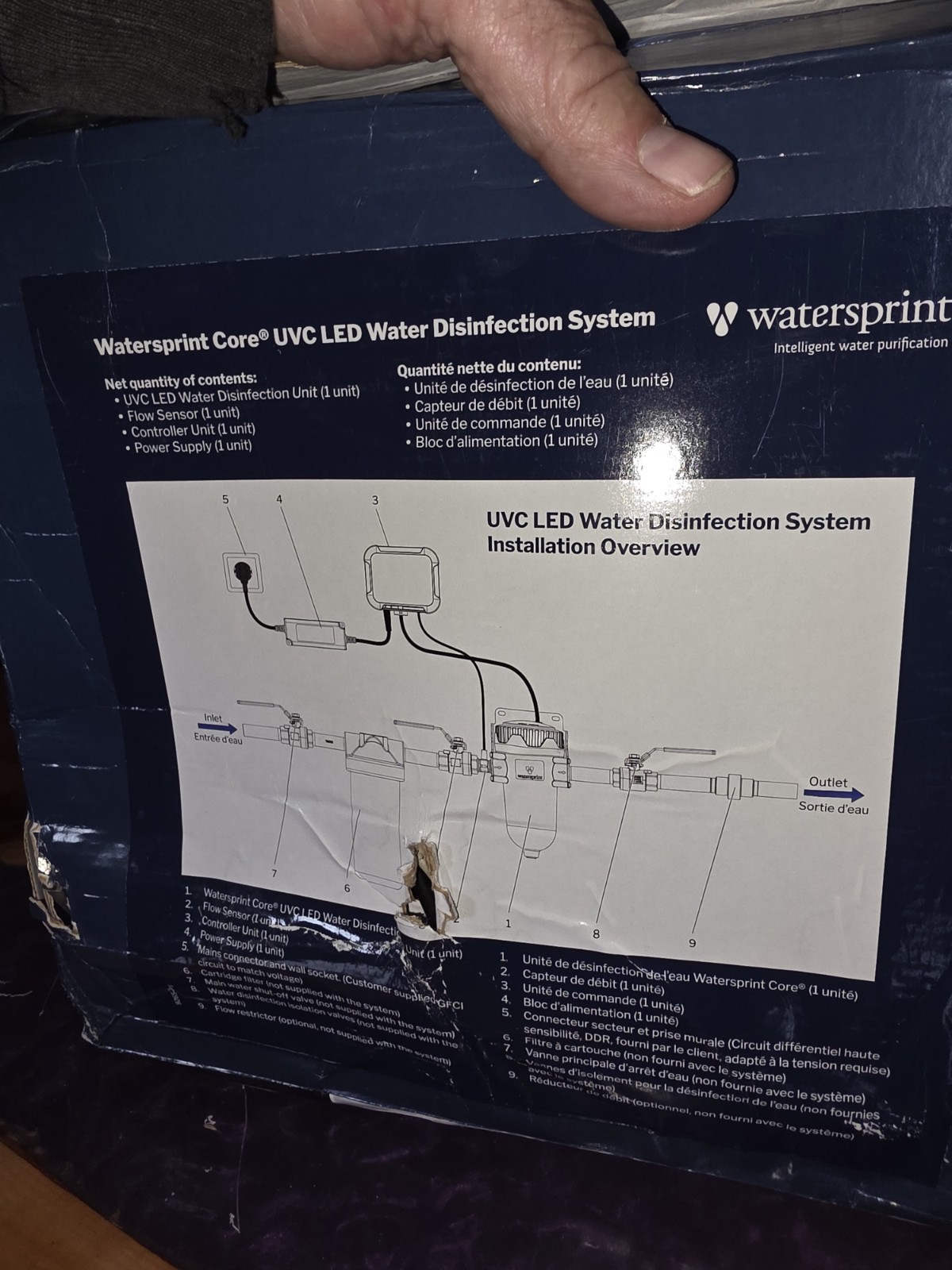Watersprint Core 40 Whole House Sterilizer Used To Test only