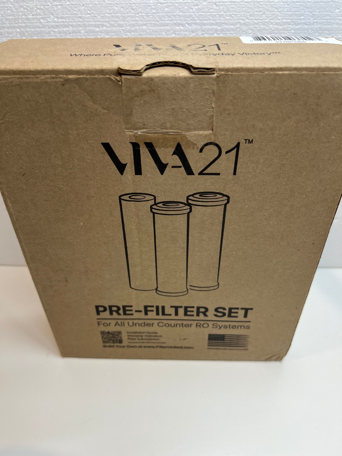 VIVA21 Premium Water Filter Replacement Cartridges 1-3 Stages Pre-Filter Set