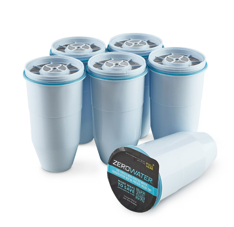 ZeroWater 5-stage water filter replacement – 6 pack