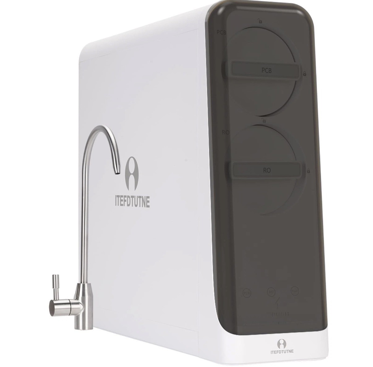 ITEFDTUTNE 600 GPD Reverse Osmosis System, 8 Stage Tankless