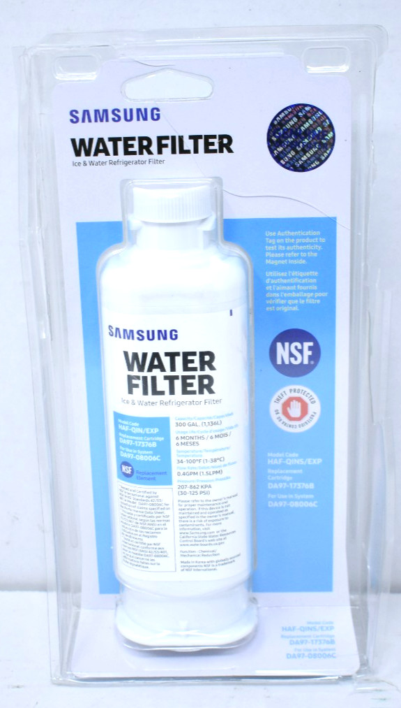 SAMSUNG Genuine HAF-QIN Refrigerator Water Filter for System DA97-08006C