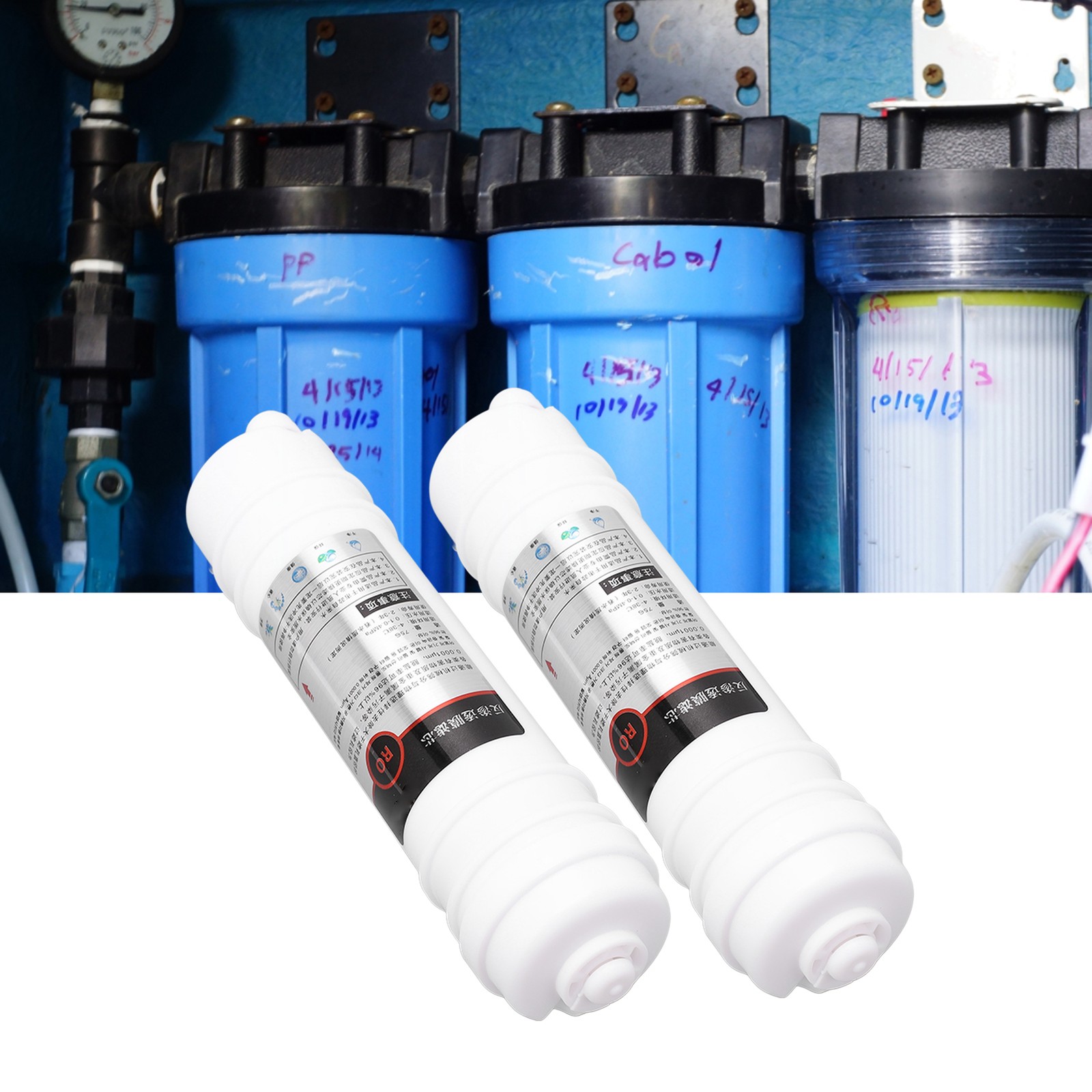 2Pcs Water Purifier Filter RO Membrane 10in 75g (Korean Style)