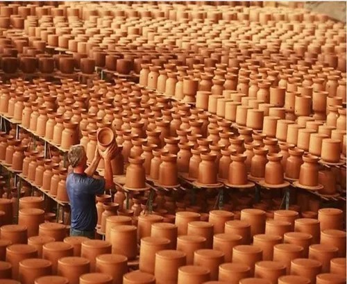 Filtro de barro 12 Litros (6+6) Completo com duas Velas Tripla Ação- São Pedro