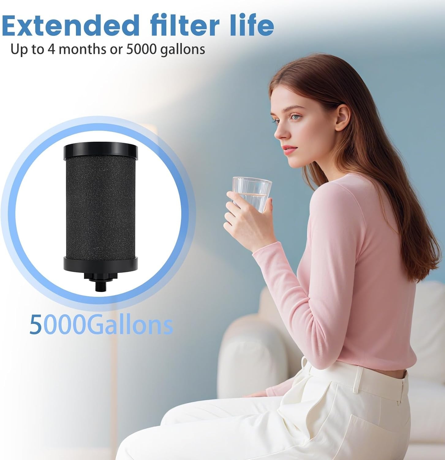 2387 Pro NSF Water Filter for Alexapure System 5000 Gal 2 Pack