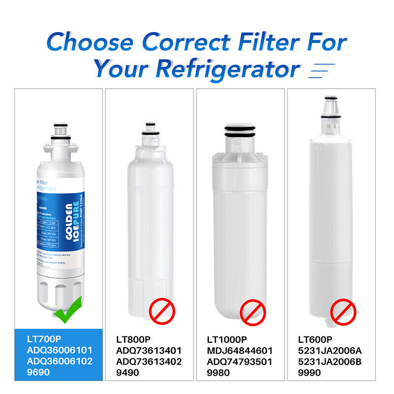 ADQ36006101 Fit for or LG LT700P ADQ36006102 RFC 1200A & Air Filter 3Combo