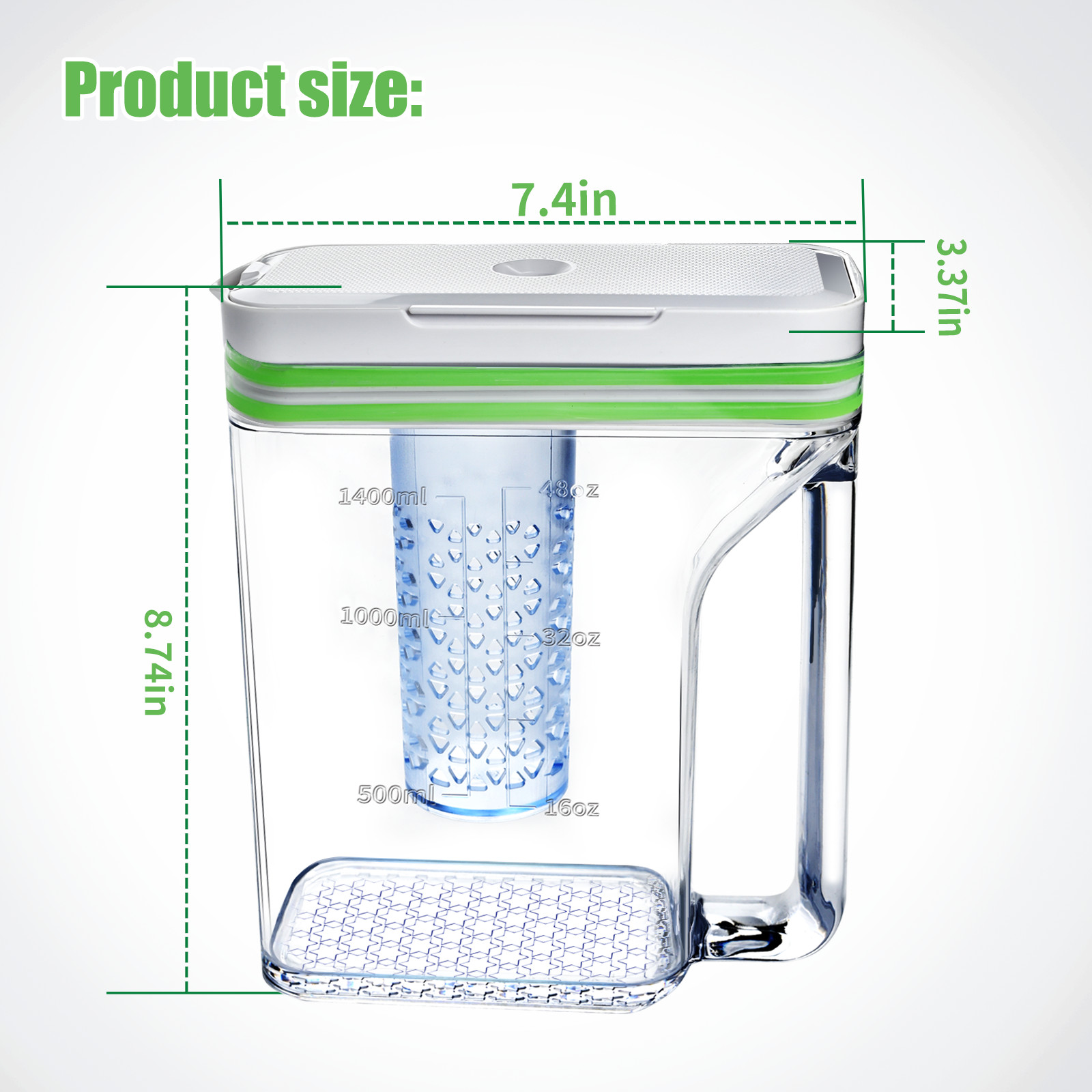 DA97-17395A Upgraded Water Reservoir/Pitcher Fits for Samsung Refrigerator