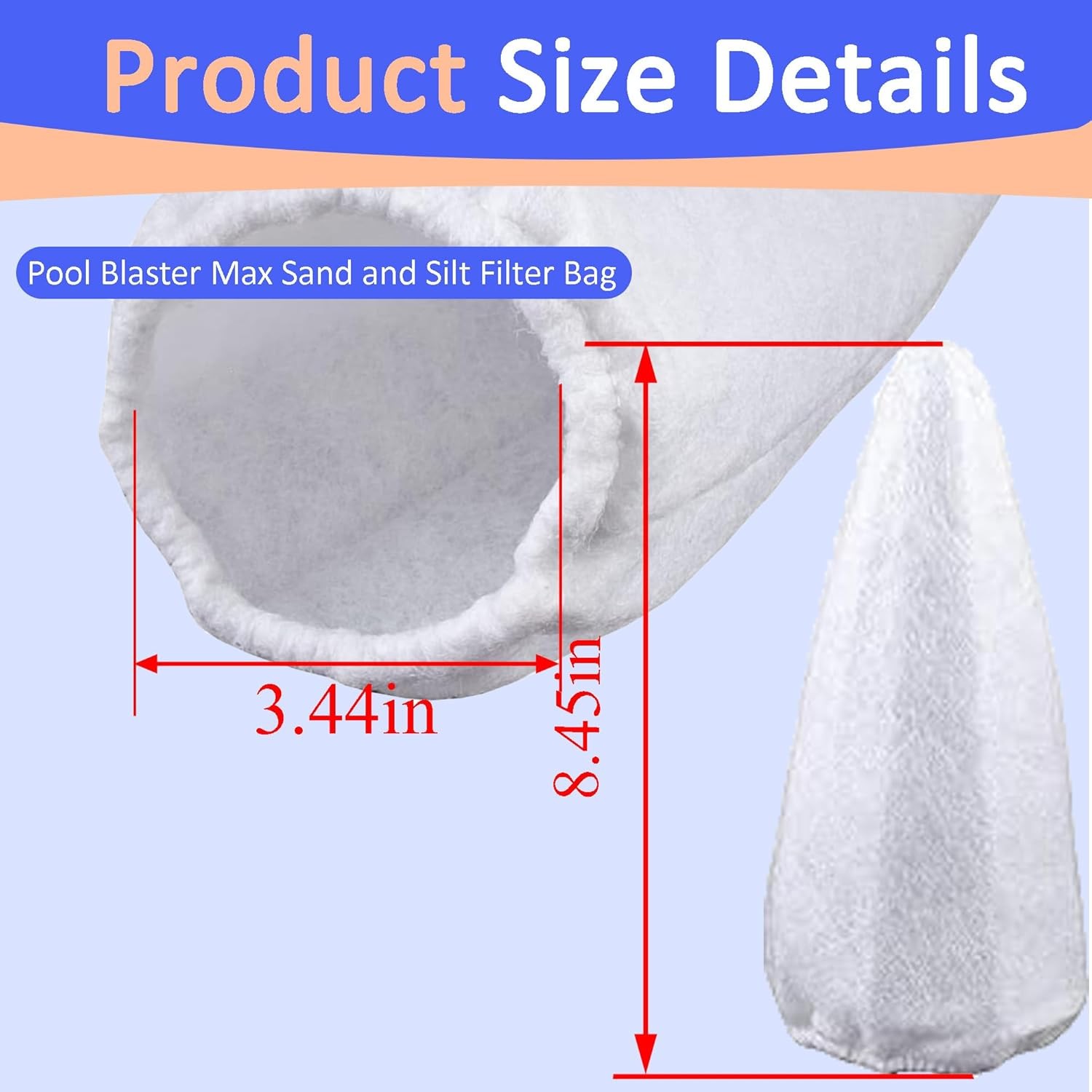Replacement Vacuum Filter Cotton Compatible for Water Tech Centennial Filter 5