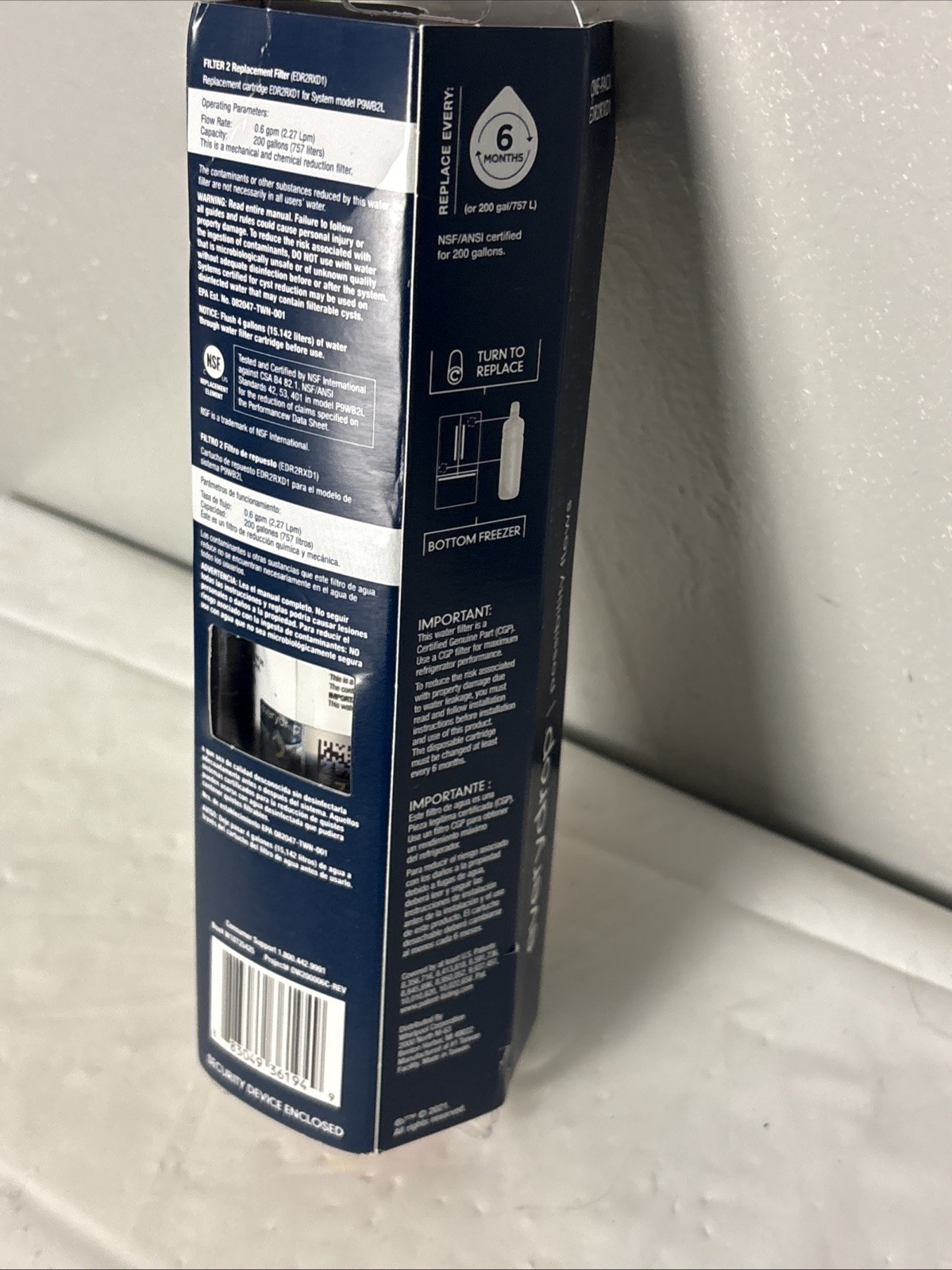 EveryDrop #2 Refrigerator Ice & Water Filter NIB