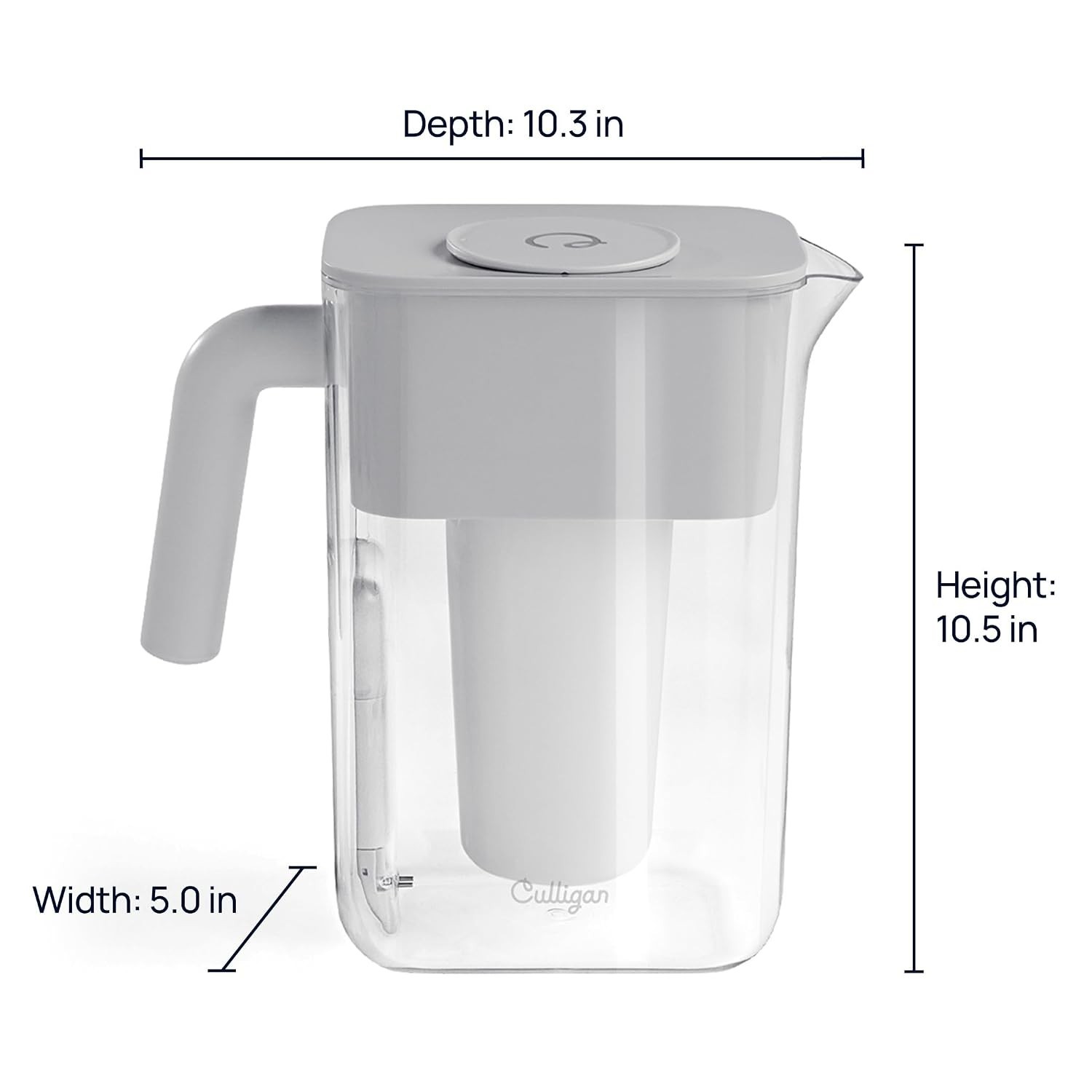 with ZeroWater Technology 12-Cup Water Filter Pitcher – Includes 5-Stage Adva…