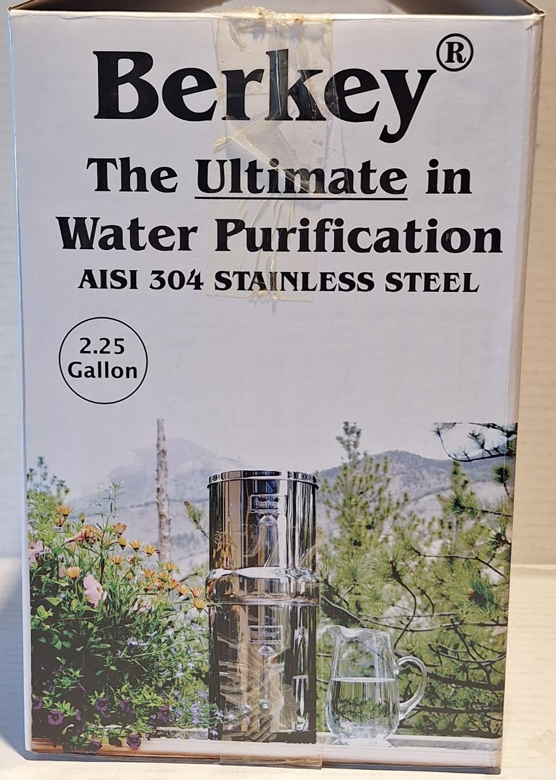 New Complete Big Berkey Water Filter System &2 New Authentic Berkey Filters