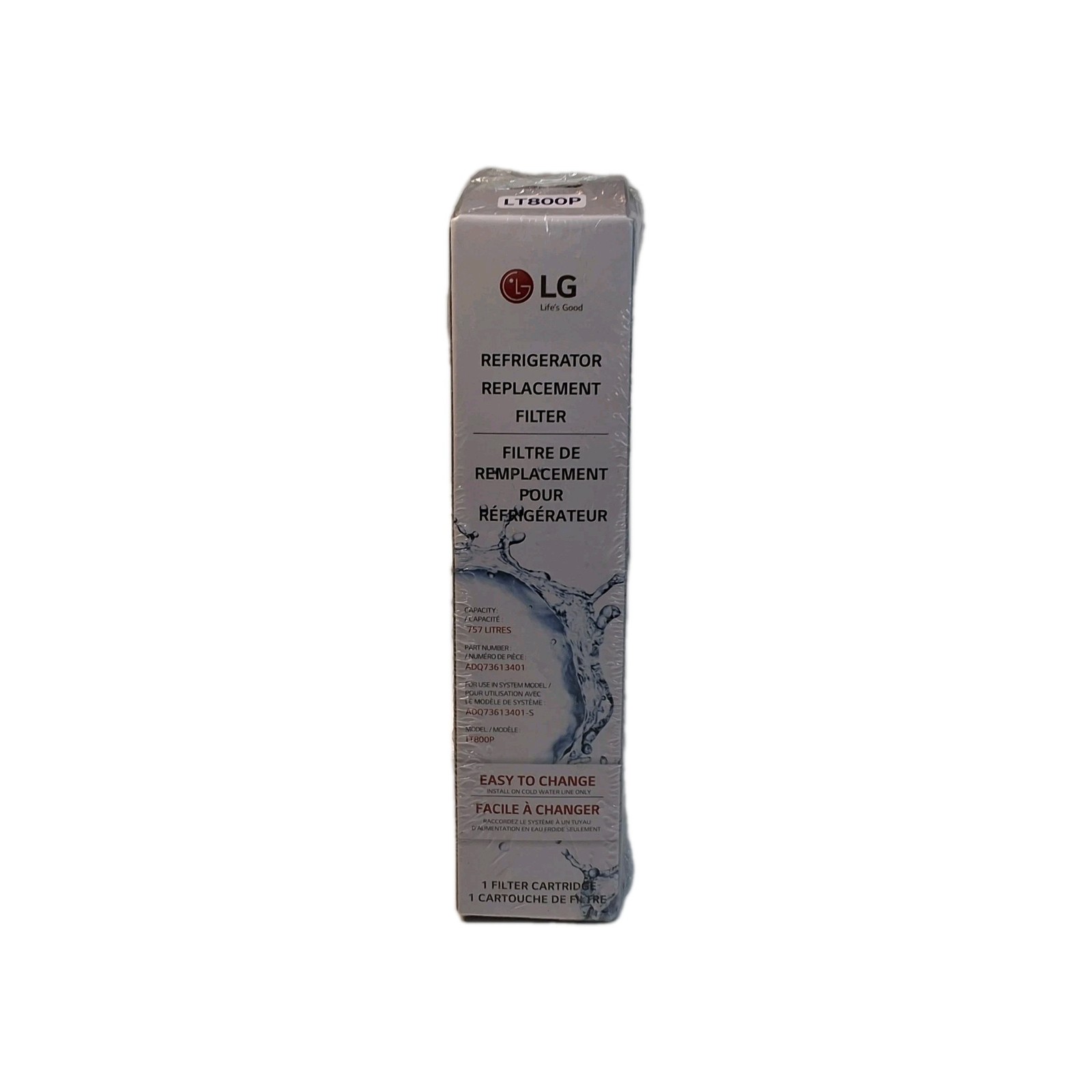 LG LT800P Refrigerator Water Filter Replacement ADQ73613401 ADQ73613401-S New