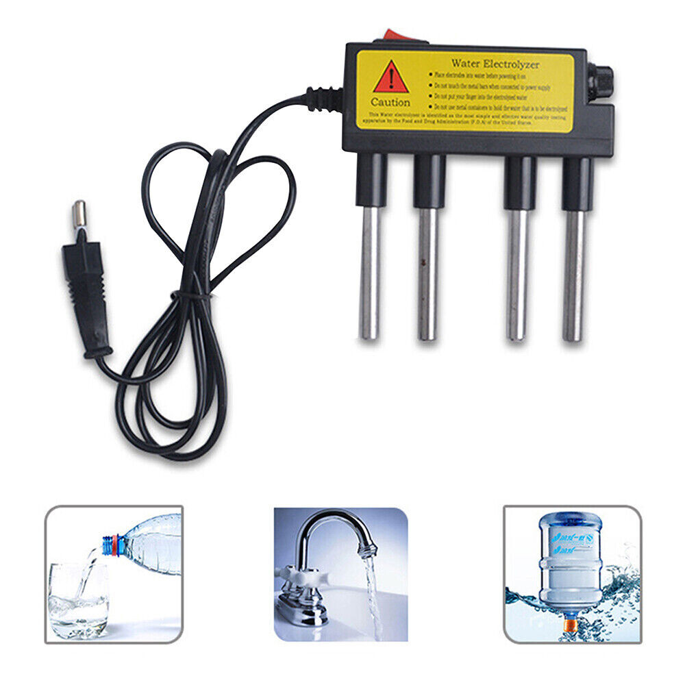 2pcs 110V-220V Water Electrolyzer Test Electrolysis Water Purity Meter PH Tester