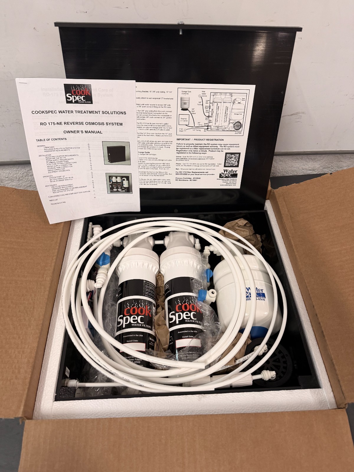 Electrolux Aqualux CookSpec Water Treatment Reverse Osmosis System # RO 175-NE