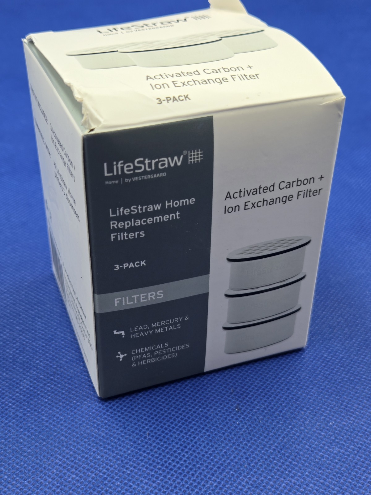 LifeStraw Home Replacement Filters Activated Carbon + Ion Exchange Filter 3-pack