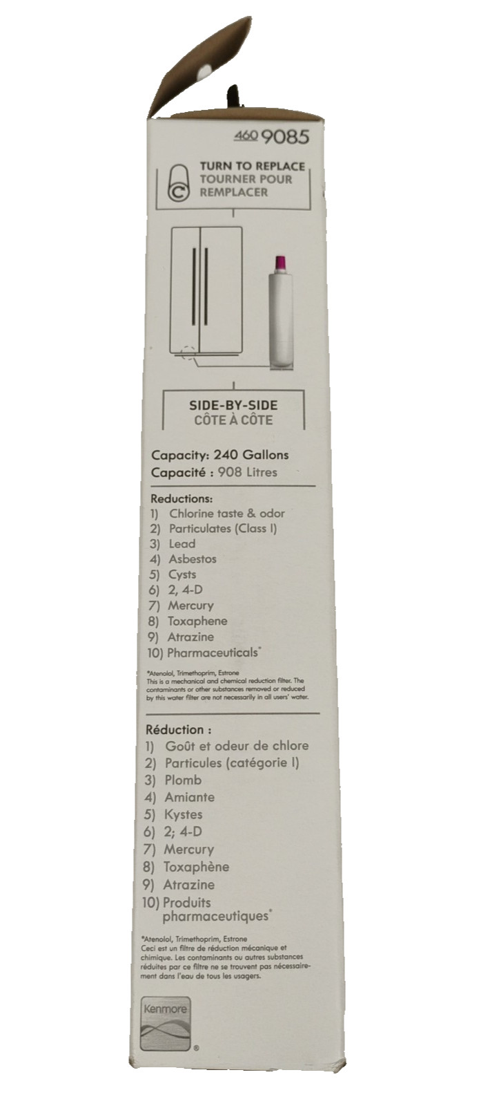 Kenmore 9085 Replacement Refrigerator Water Filter (469085)