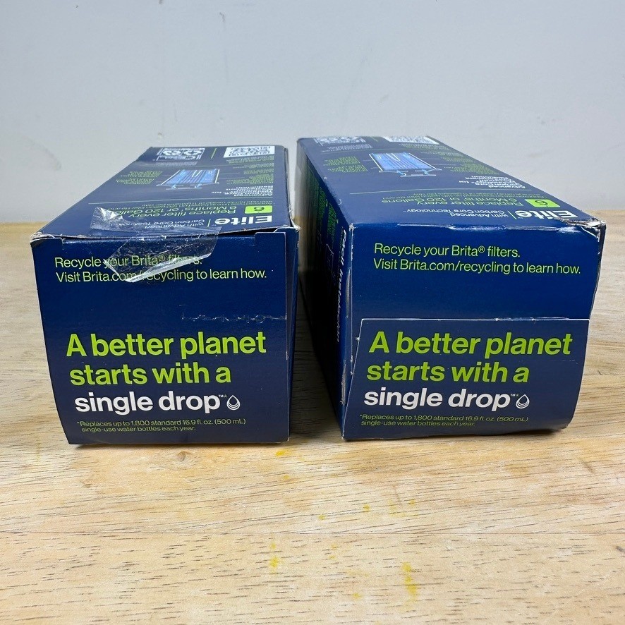 BRITA Elite Replacement Water Filter Set of 2 Advanced CarbonCore SEALED