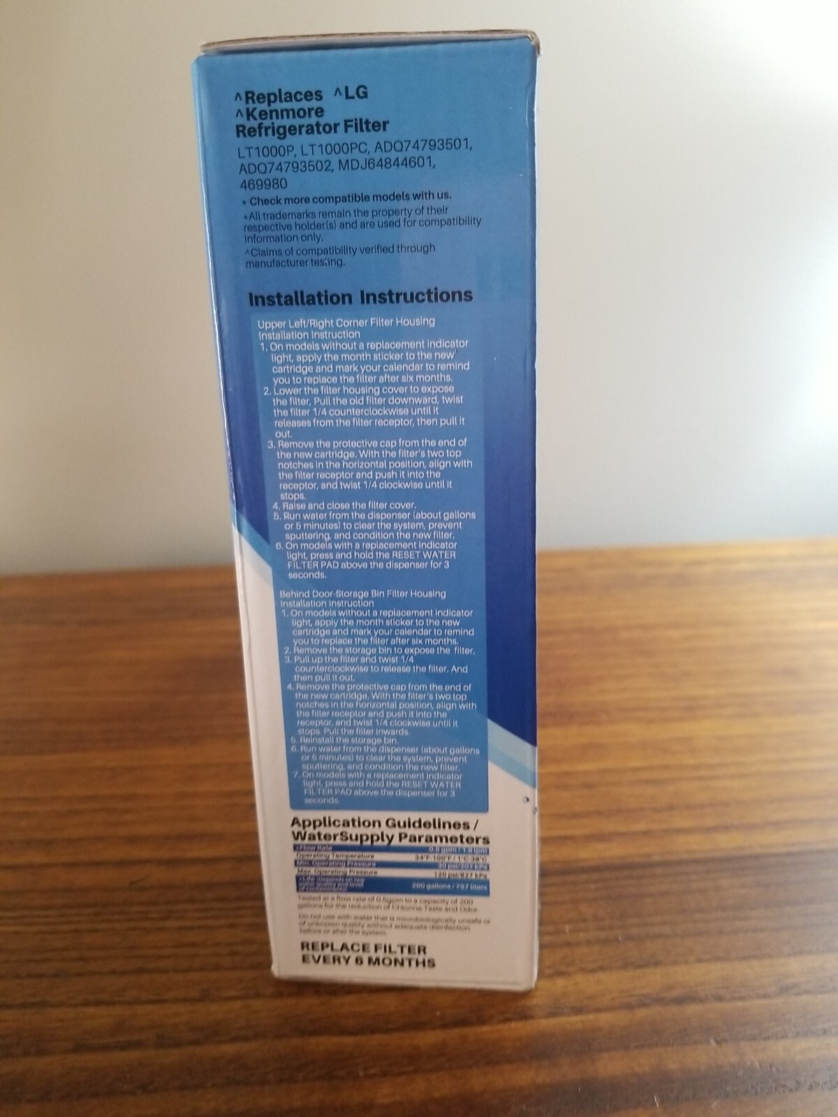 Ice Pure Refrigerator Water Filter RWF4700A New LG Kenmore
