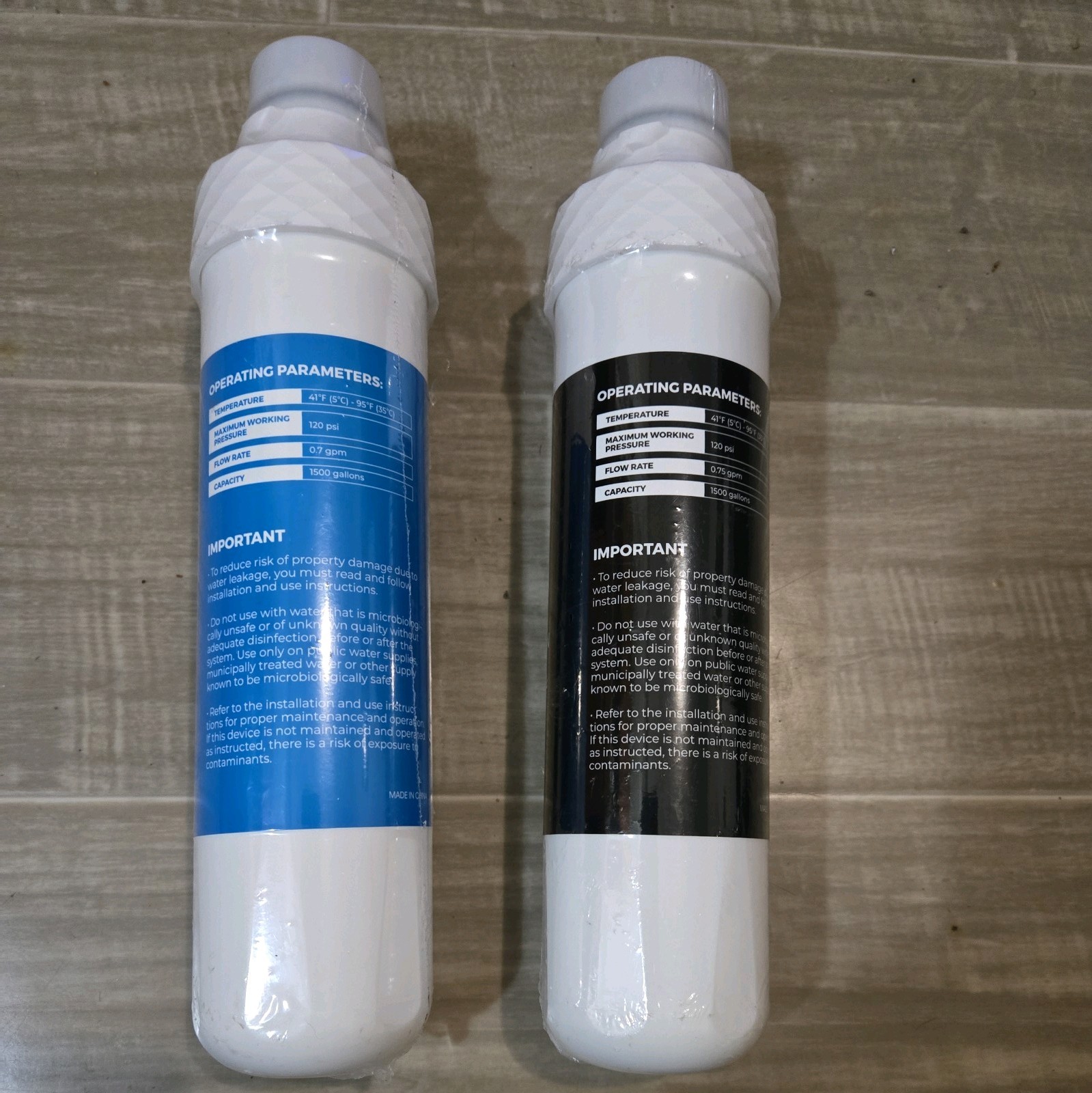 Crystal Filter Stage 1 and Stage 2 Replacement Filter For Avalonfilter 2 Stage