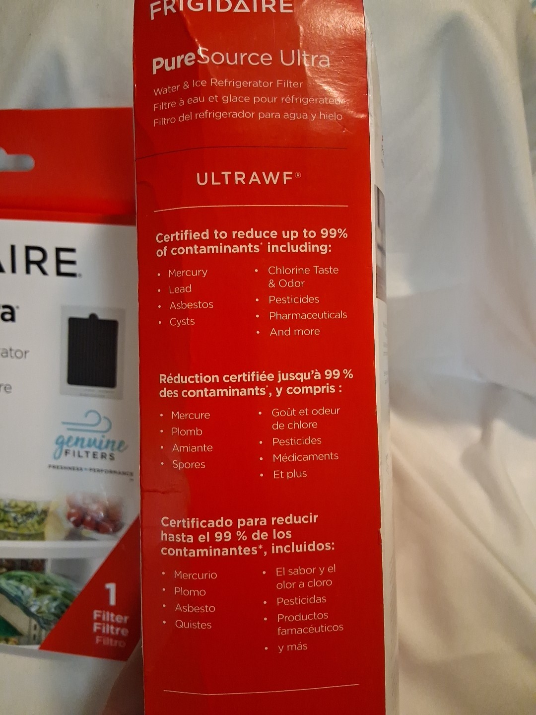 Frigidaire Water and Air Filter Combo Pack (ULTRAWF & PAULTRA2) #33