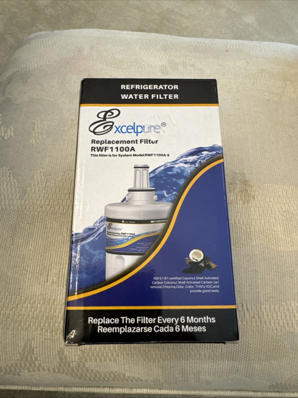 Excelpure Replacement Refrigerator Water Filter | RWF1100A | For Various Samsung