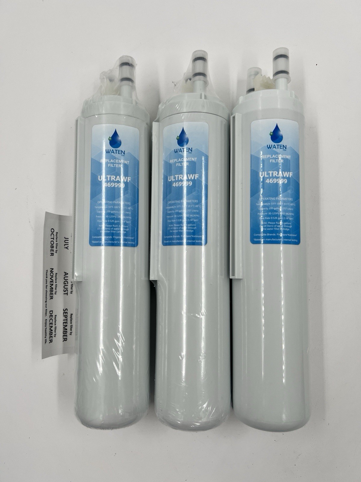 Waten H20 Replacement Water Filters ULTRAWF 469999 – Lot Of 3