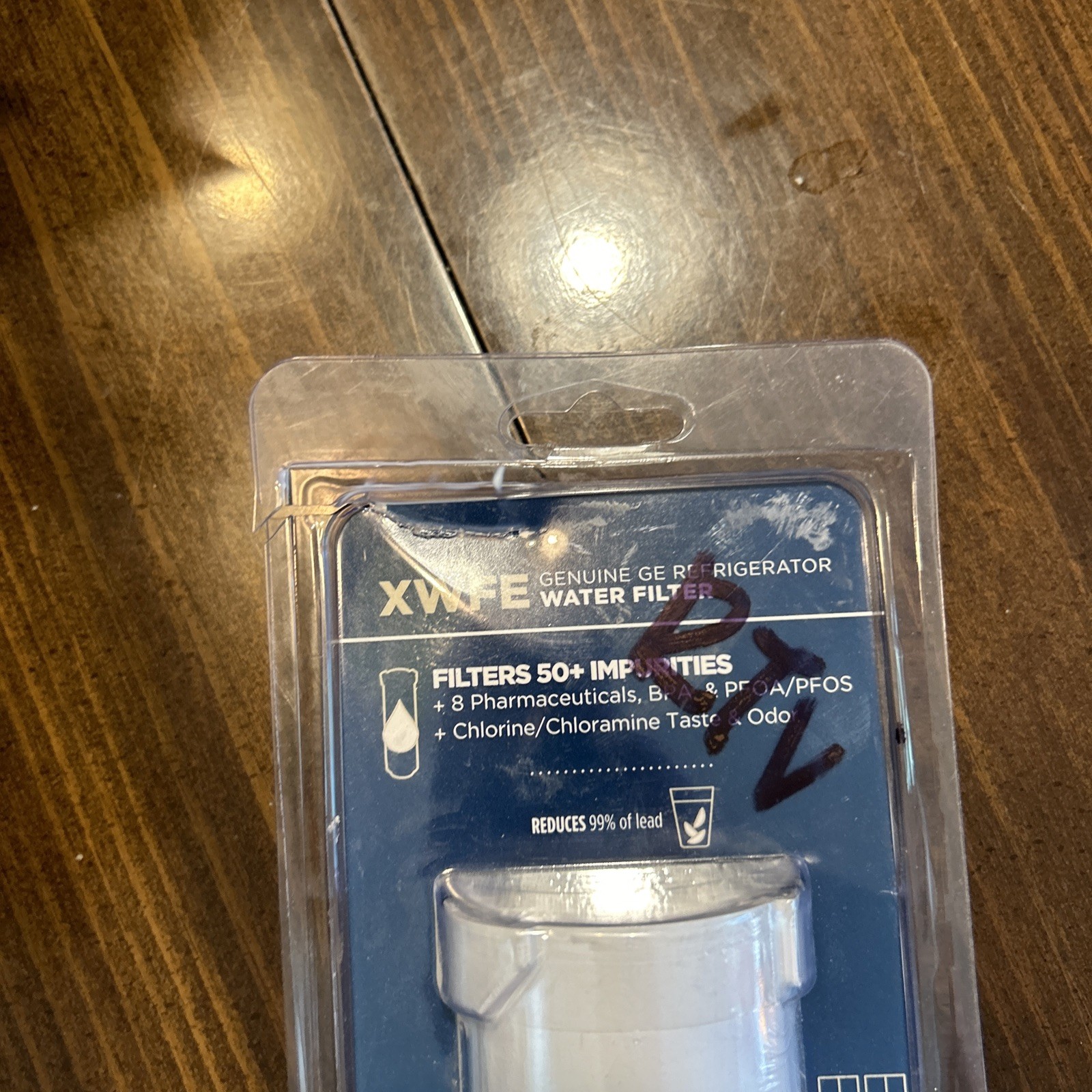 One Sealed Genuine XWFE Replacement Water Filter for Compatible GE Refrigerators