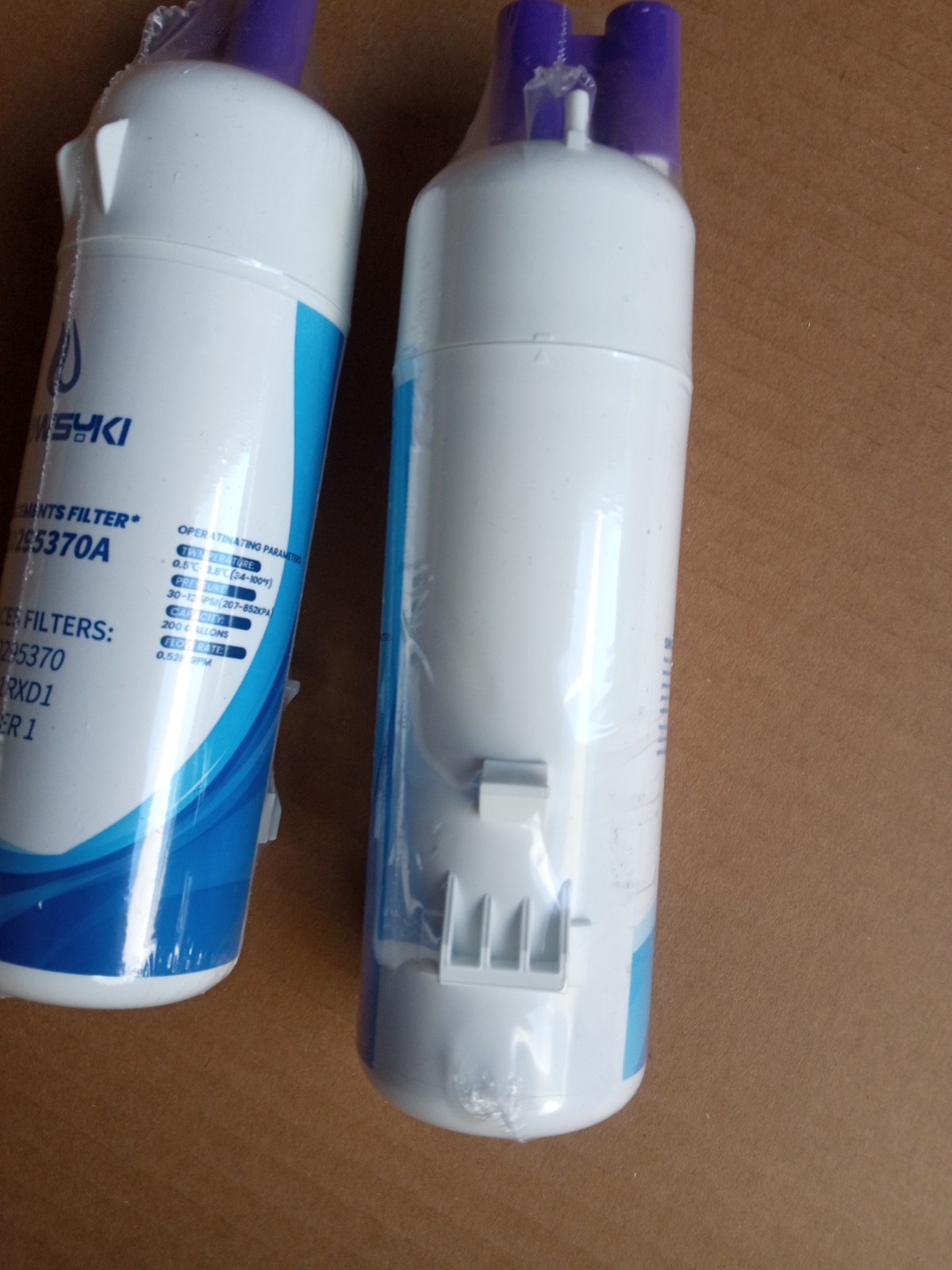 4 Pck Fridge Filter – EDR1RXD1, W10295370A, Filter 1, 46-9081, 46-9930, KAD1RXD1