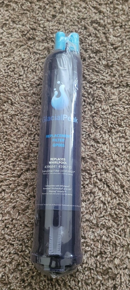 Glacial Peak Replacement Fridge Refrigerator Filter- Multiple Compatible Models
