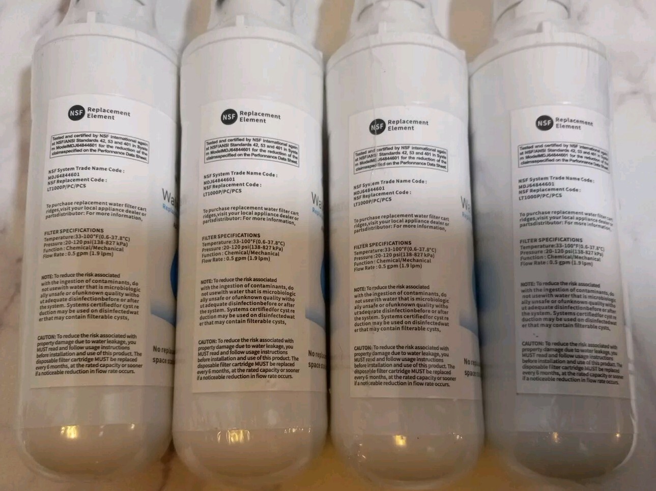 Unbranded Replacement Refrigerator Water Filters ADQ747935 Lot Of 4 Without…