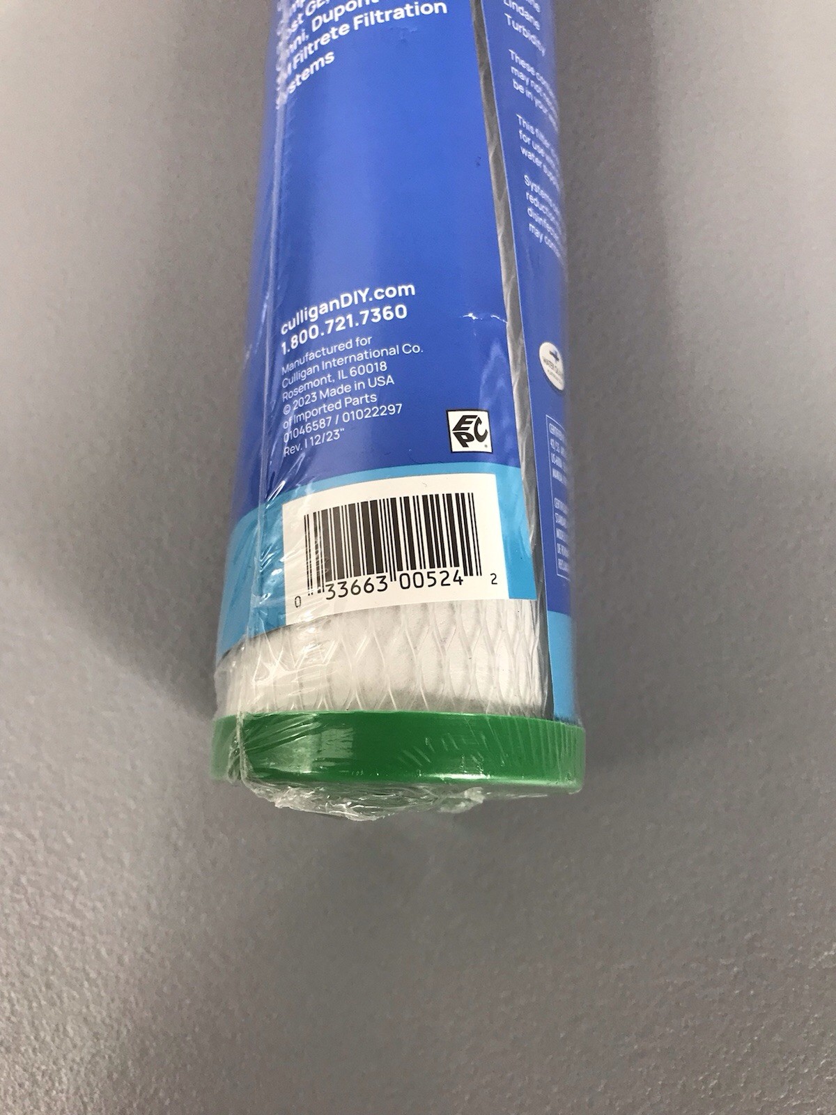 Culligan RC-EZ-1 Replacement Water Filter Cartridge 0.5 Micron US-600A New