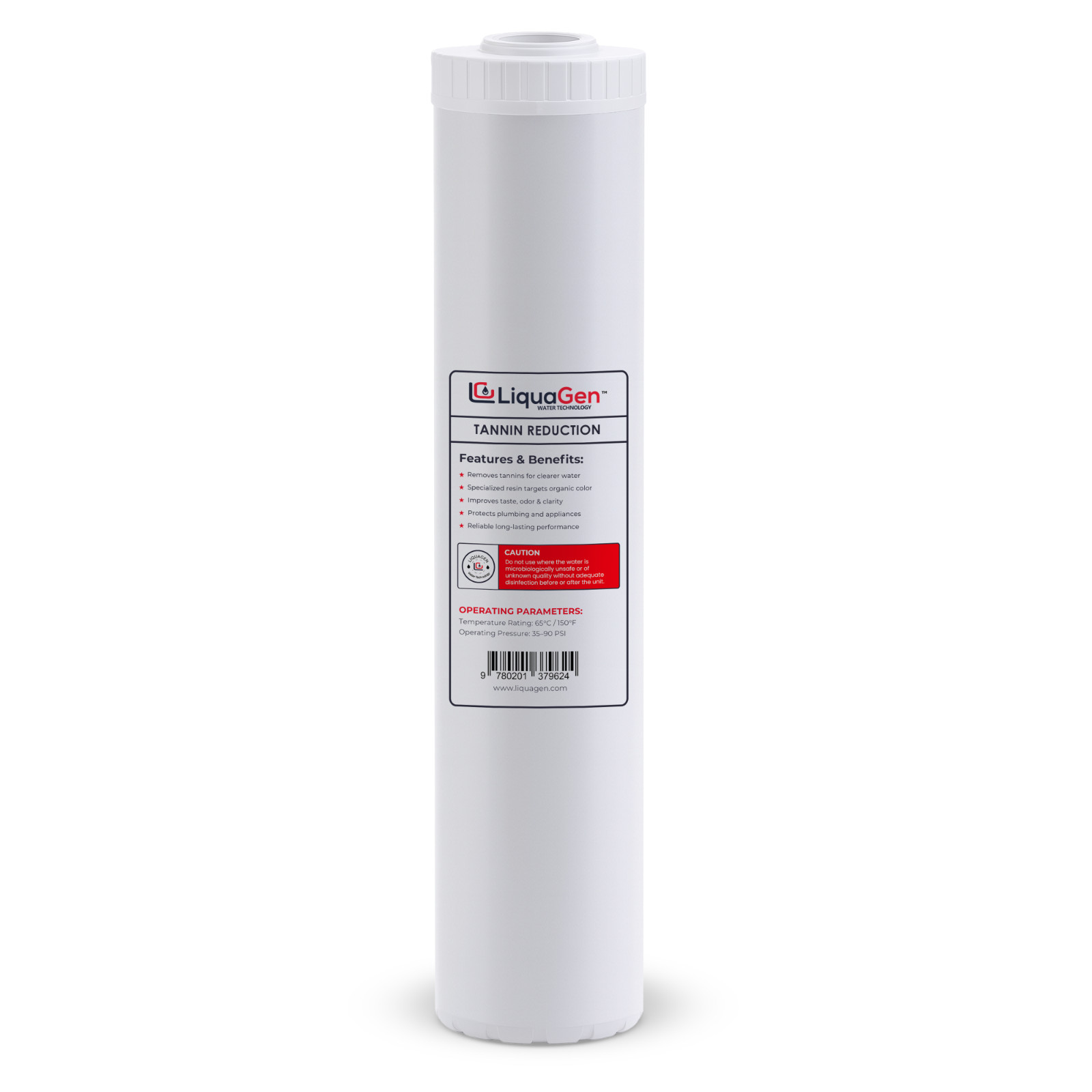 LiquaGen 4.5″ x 20″ Tannin Reduction Filter Cartridge