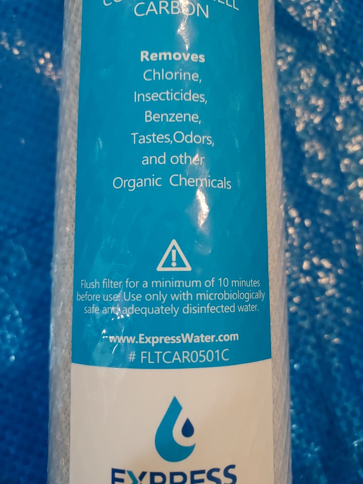 Express Water Activated Charcoal Block Coconut Shell 5 Micron Replacement Filter