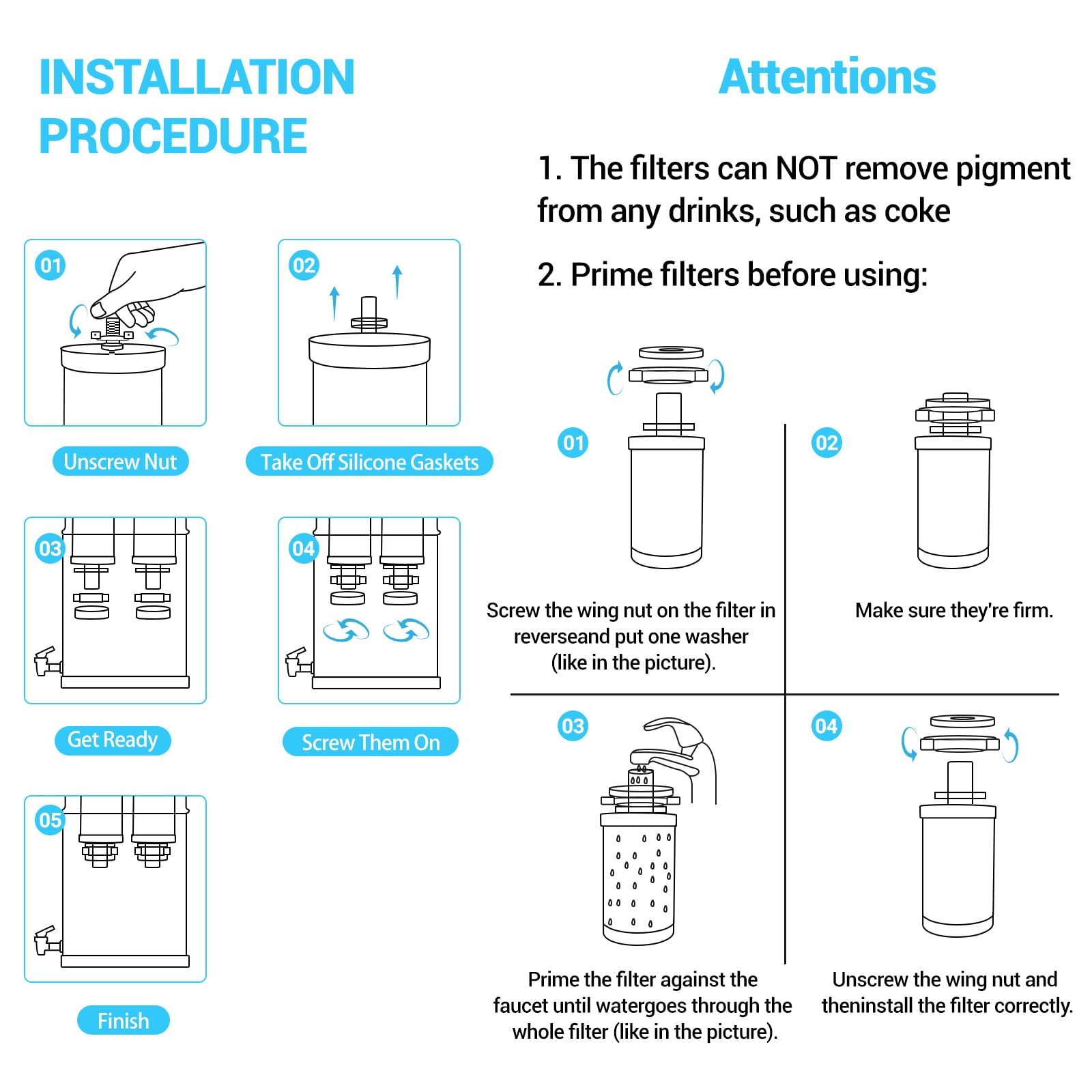 2387 Pro Filter Replacement Compatible with Alexapure 2387 Pro Water Filter