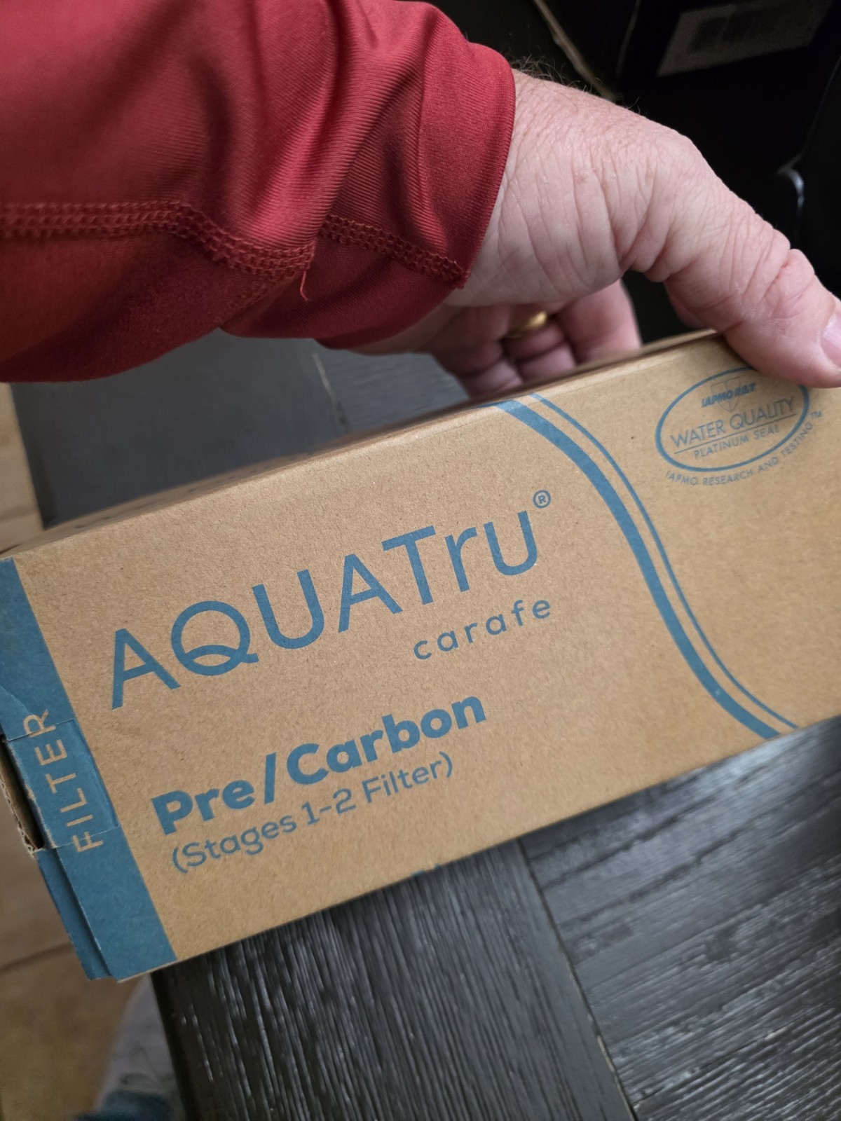 AQUA TRU Carafe AT100 2-Stage Pre/Carbon Filter Reduces Sand Silt Sediment New!