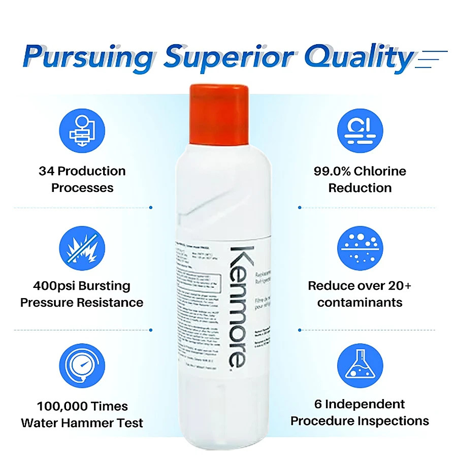 Kenmore 9082 Refrigerator Water Filter, Compatible with 46-9082 & 46-9903, 1-Pac